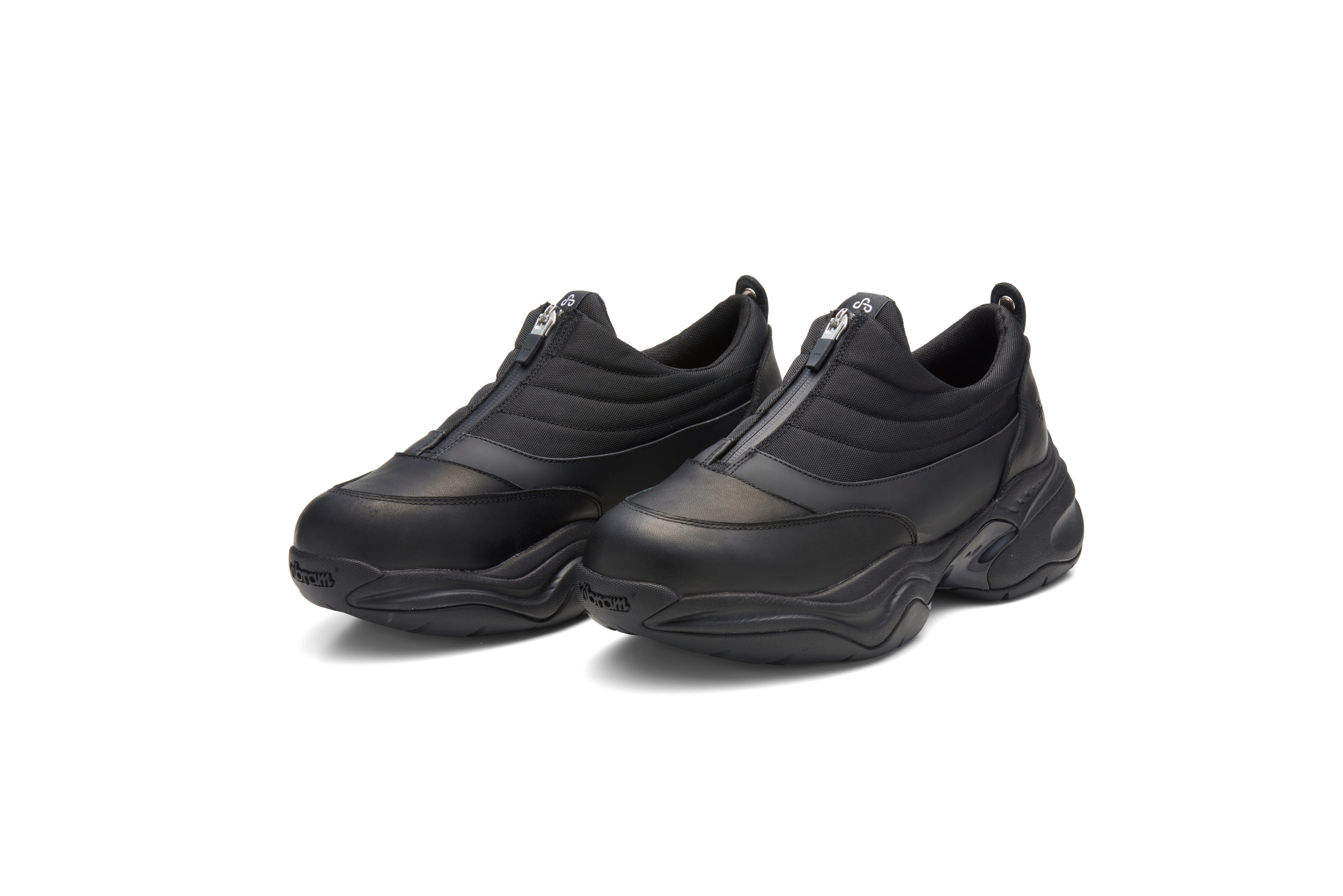 OAO Official Store] FOUNTAIN All Leather Black Waterproof mens womens
