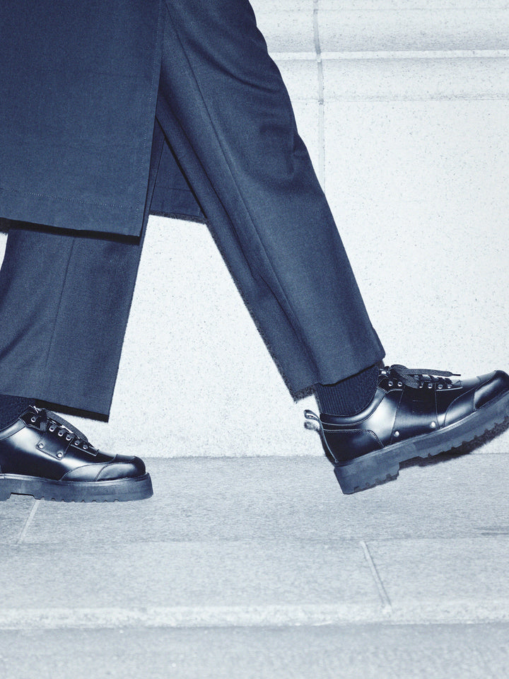 OAO SCULP TANK レザースニーカースカルプタンク